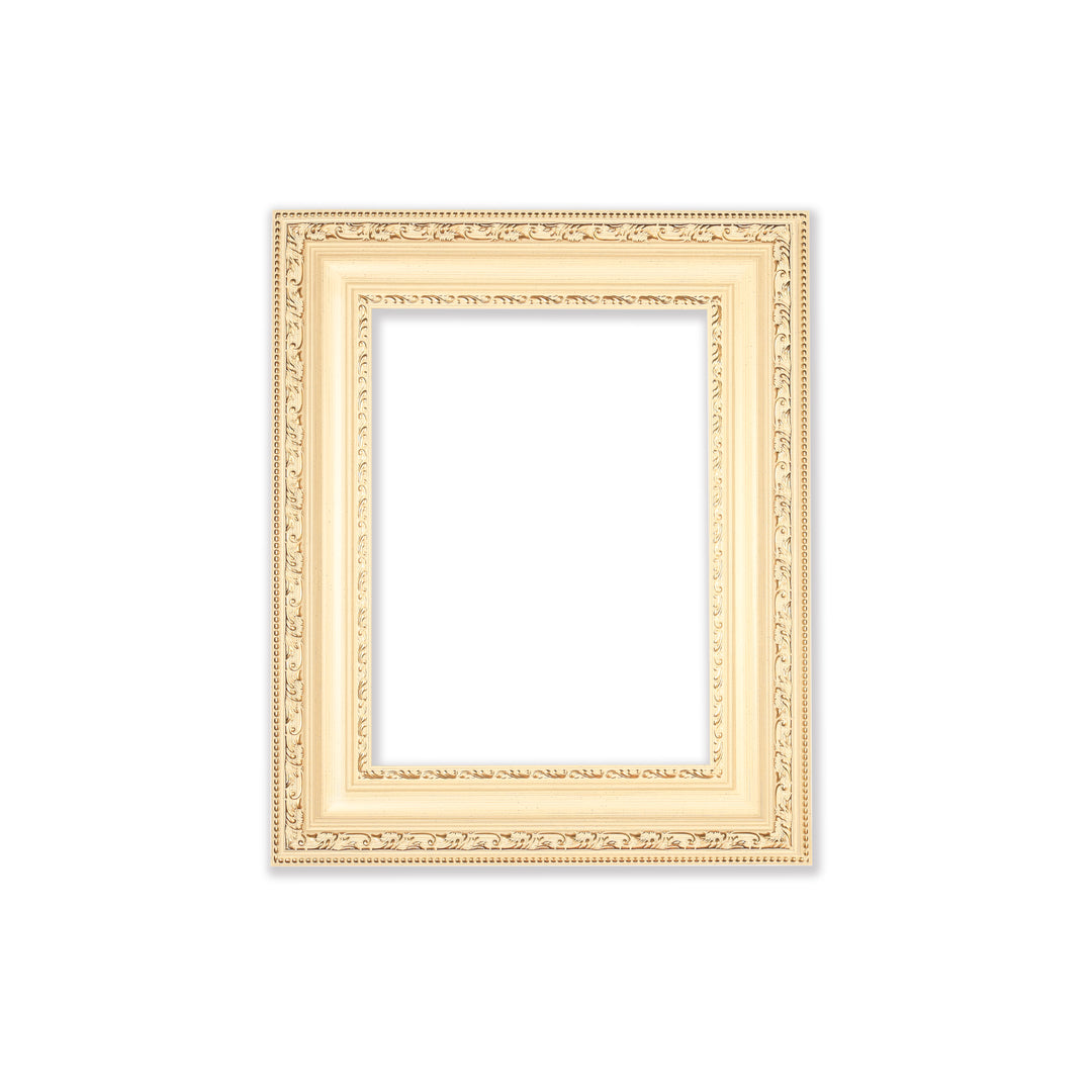 Classic Retro Picture Frame with MDF Wood Mat & Plexiglass Front 3 Colors Style 2