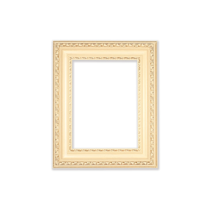 Classic Retro Picture Frame with MDF Wood Mat & Plexiglass Front 3 Colors Style 2
