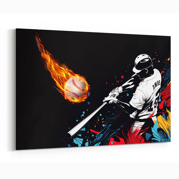 BaseBall-CanvasArt-FireBall