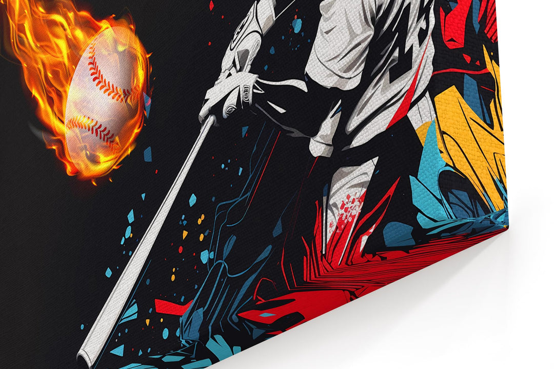BaseBall-CanvasArt-FireBall