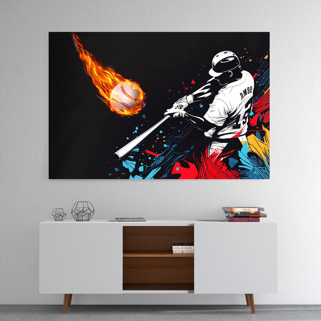 BaseBall-CanvasArt-FireBall