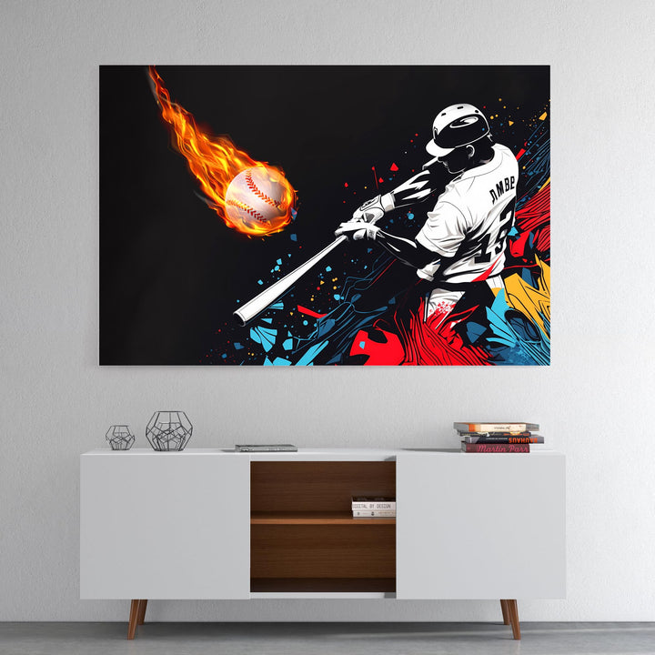 BaseBall-CanvasArt-FireBall