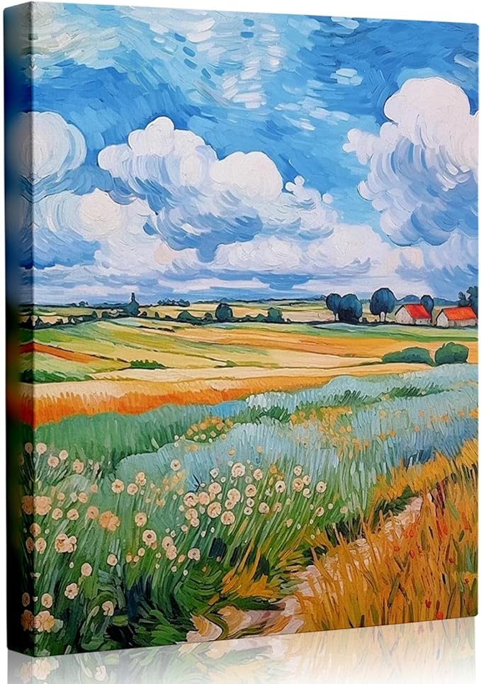 Vintage Landscape Oil Painting