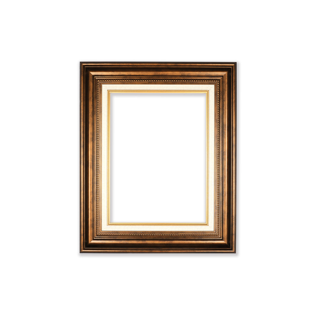 Classic Retro Picture Frame with MDF Wood Mat & Plexiglass Front 3 Colors Style 3