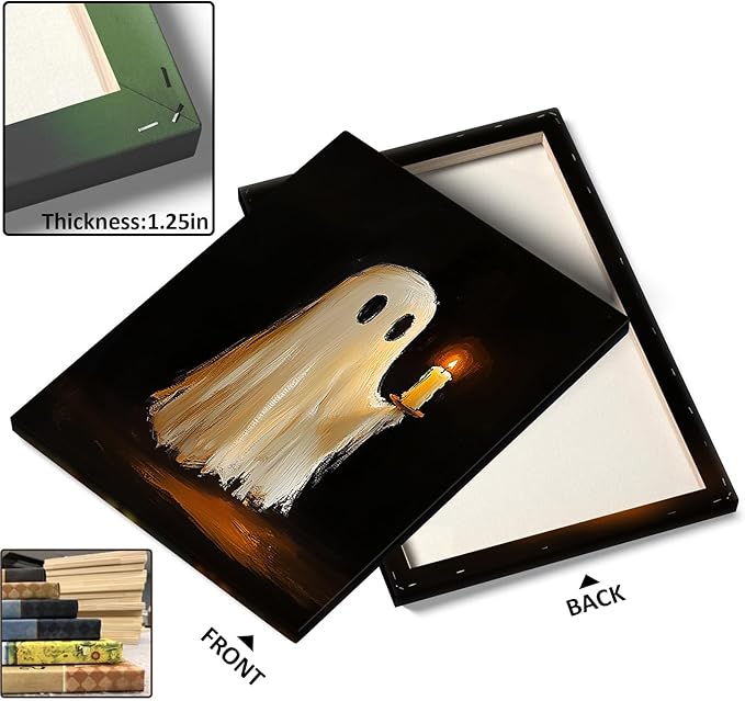 Ghost Holding Candles