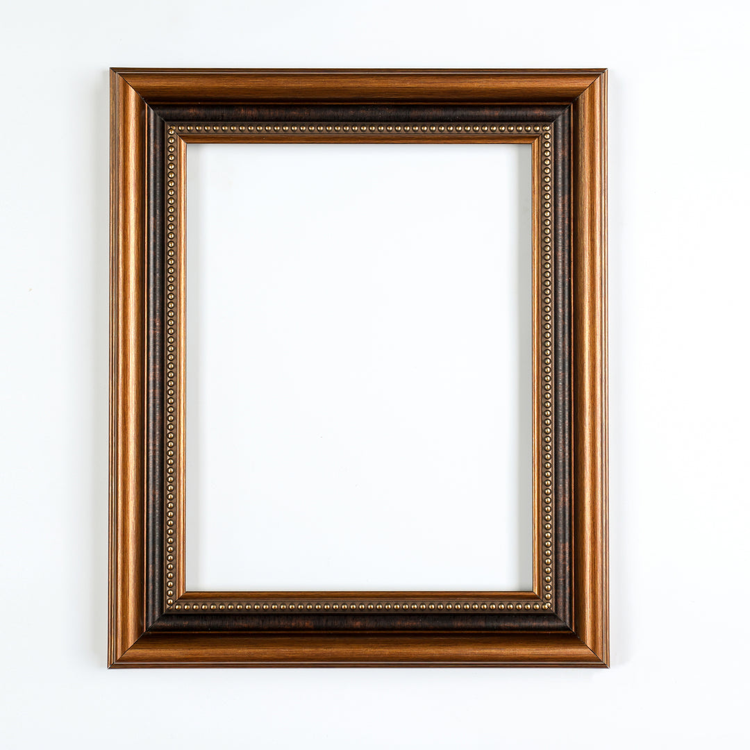 Classic Retro Picture Frame with MDF Wood Mat & Plexiglass Front 3 Colors Style 1