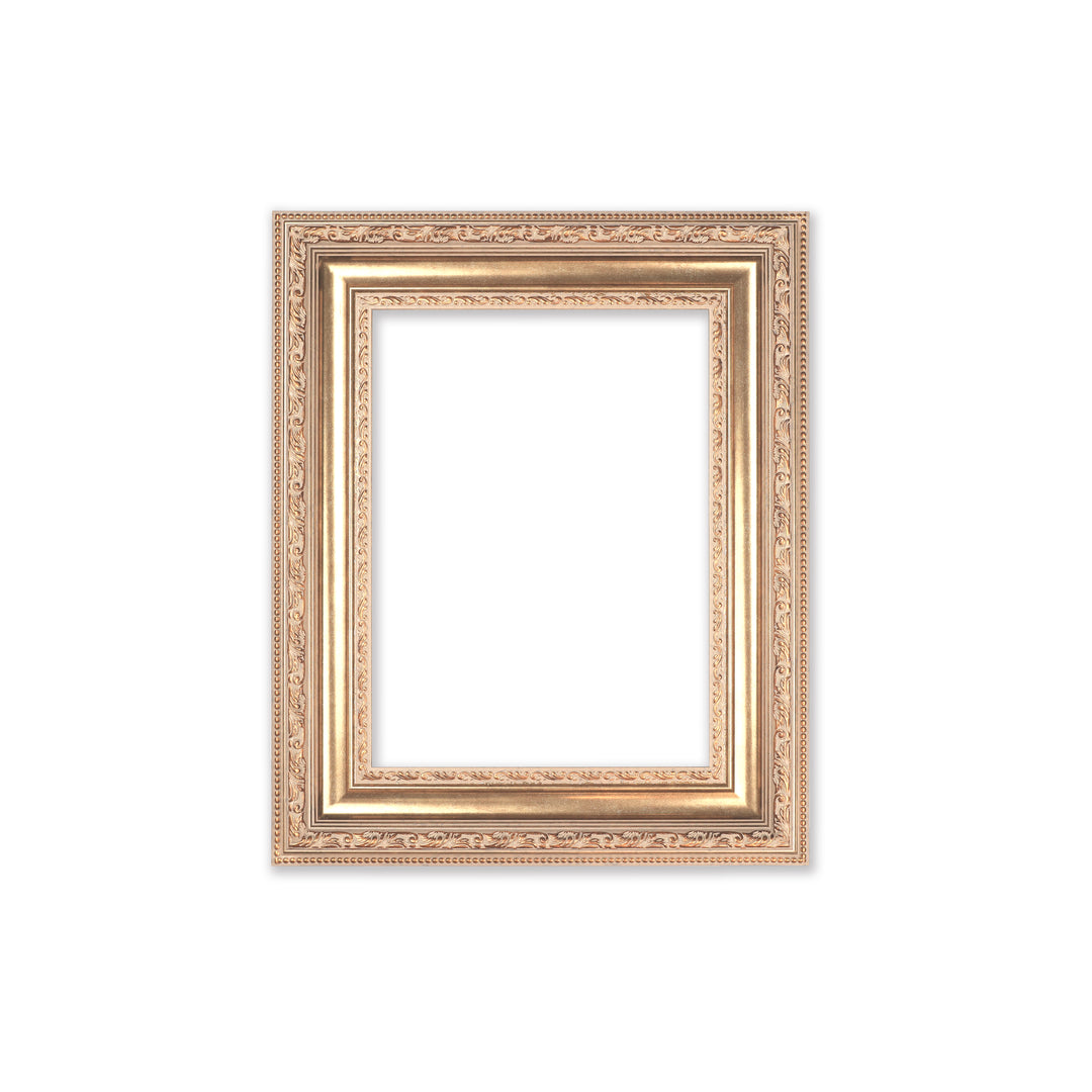 Classic Retro Picture Frame with MDF Wood Mat & Plexiglass Front 3 Colors Style 2