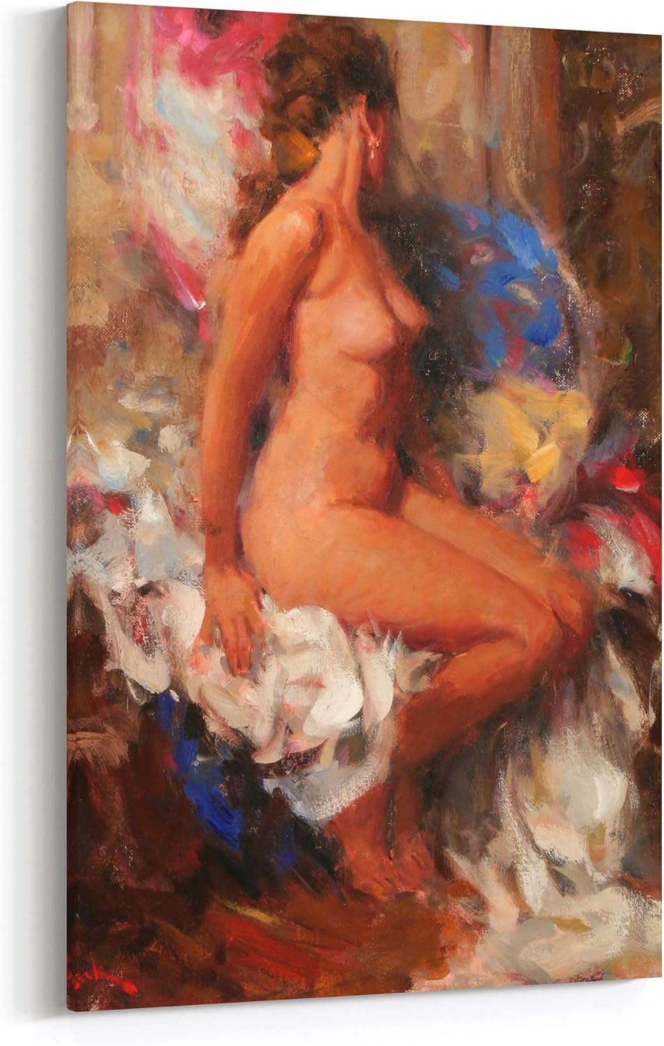 Sexy Woman Canvas Wall Art (style 4)