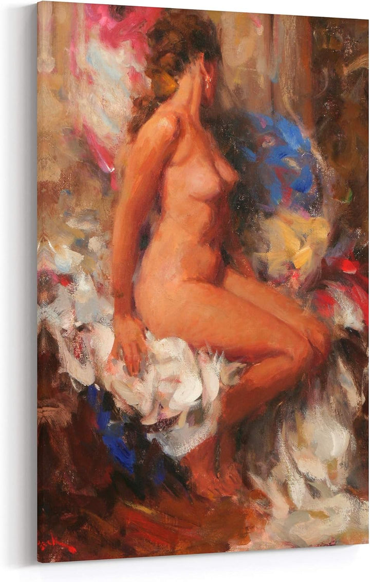 Sexy Woman Canvas Wall Art (style 4)