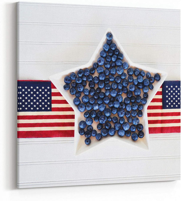 Kitchen Wall Decor - Blueberry Star