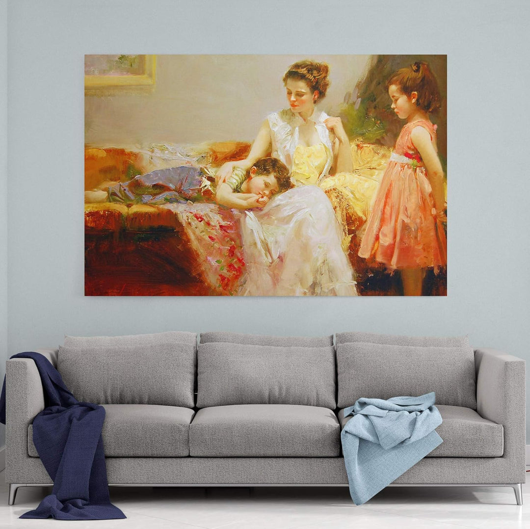 Sexy Woman Canvas Wall Art (style 6)