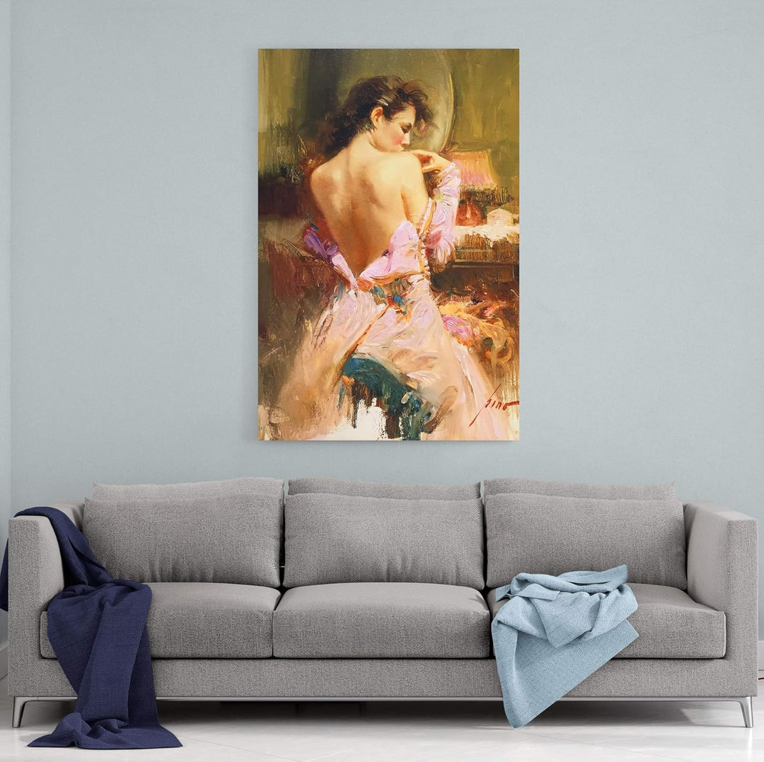 Sexy Woman Canvas Wall Art (style 12)
