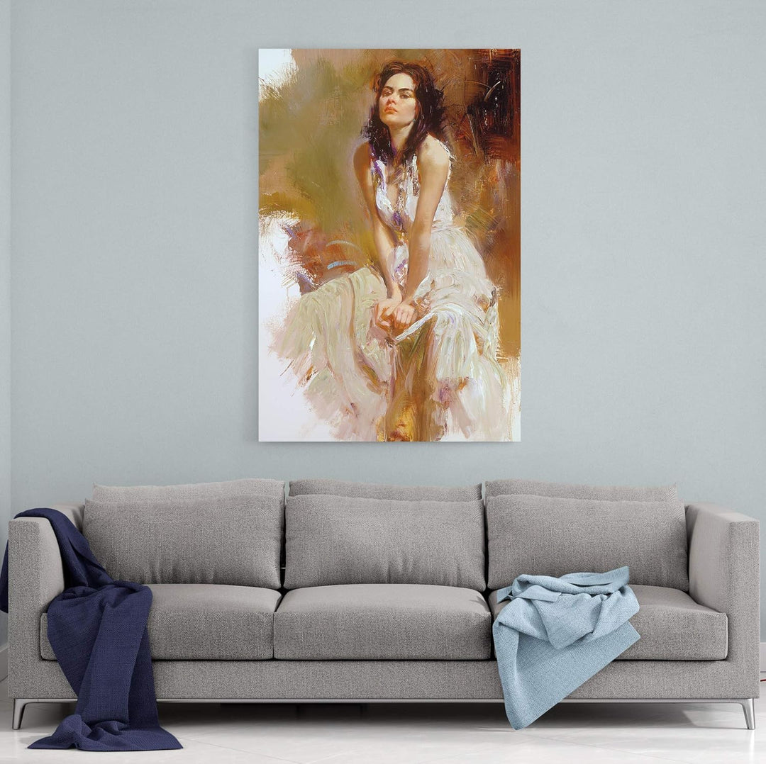 Sexy Woman Canvas Wall Art (style 13)