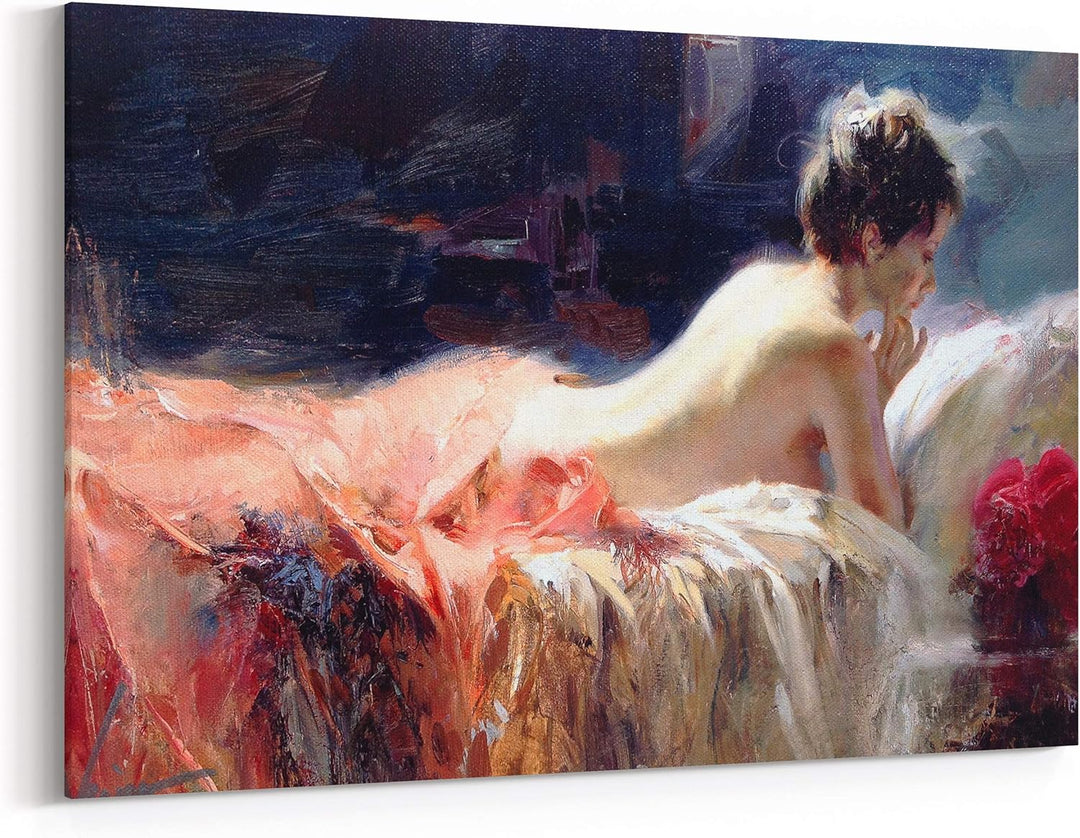 Sexy Woman Canvas Wall Art (style 7)