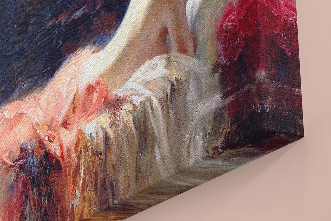Sexy Woman Canvas Wall Art (style 7)