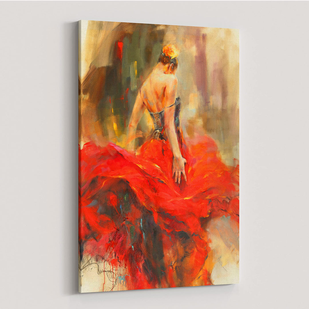 Dancing Lady Oil Paintings on Canvas