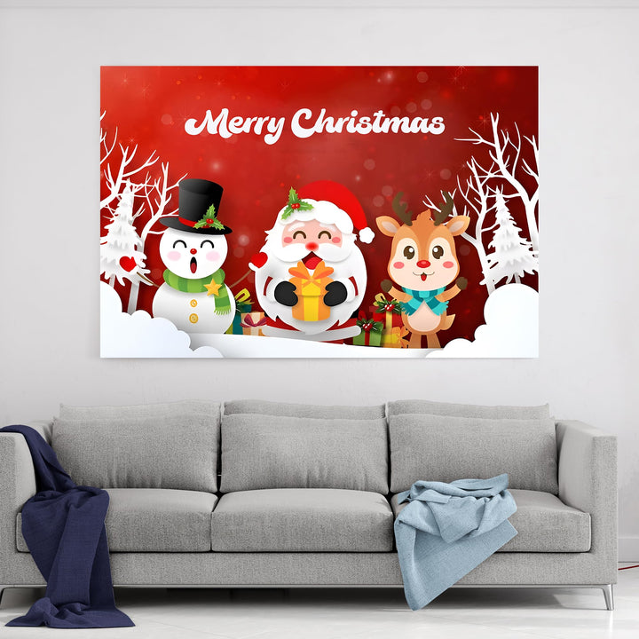 Santa claus and friends