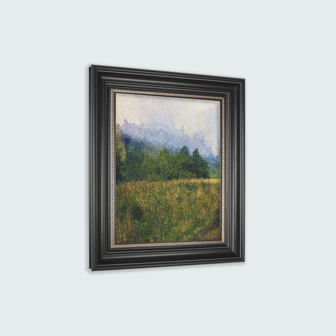 Classic Retro Picture Frame with MDF Wood Mat & Plexiglass Front 2 Colors Style 4