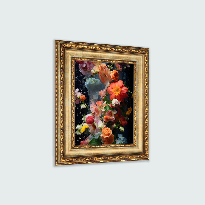 Classic Retro Picture Frame with MDF Wood Mat & Plexiglass Front 3 Colors Style 2