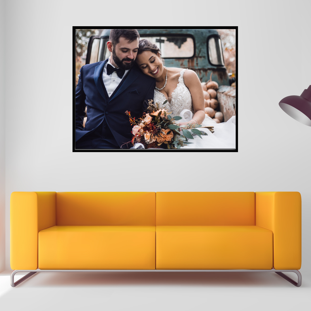 Floating Frame for Finished Canvas Painting 1-1/4" Deep, (4 Color) Picture Art Wall Decor