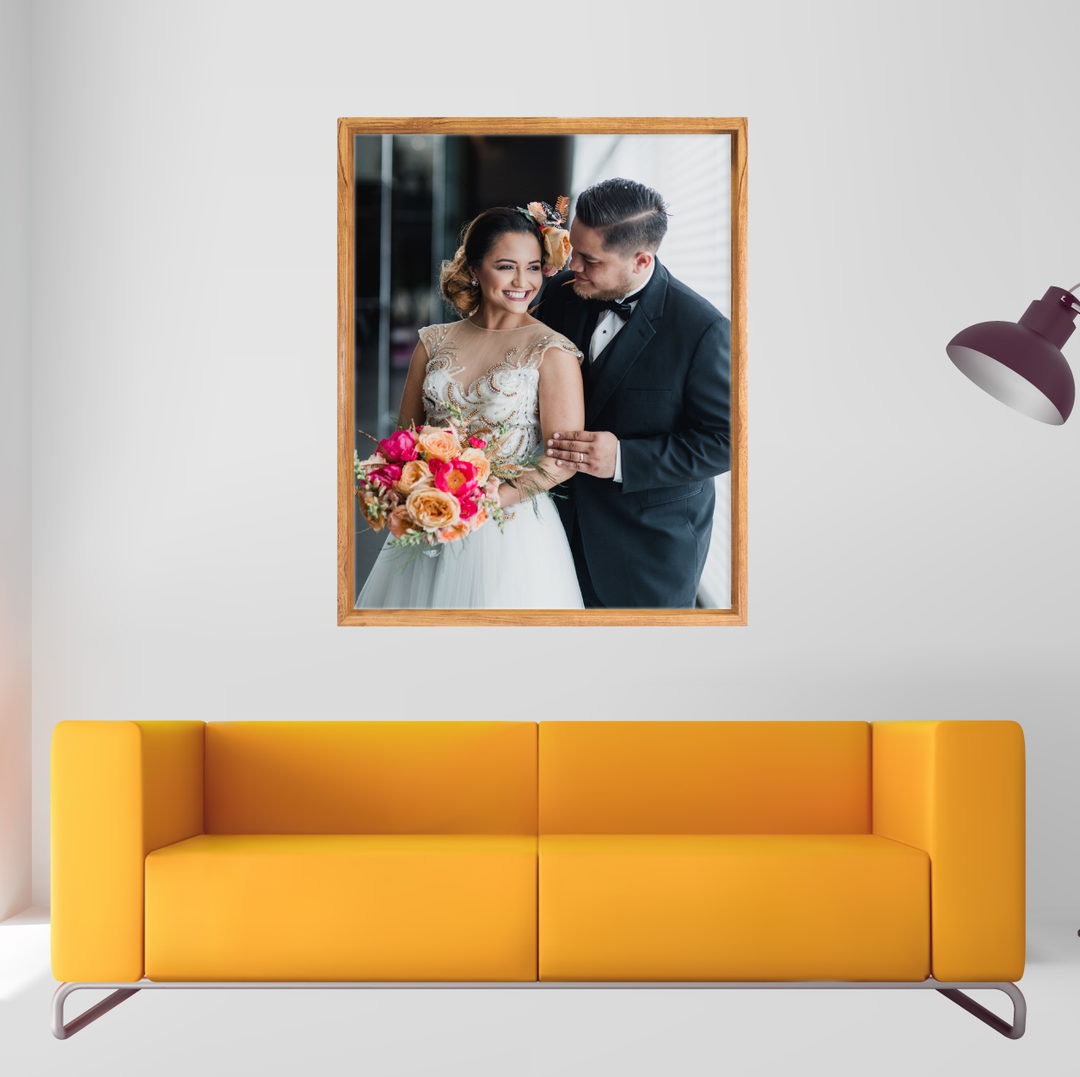 Floating Frame for Finished Canvas Painting 1-1/4" Deep, (4 Color) Picture Art Wall Decor