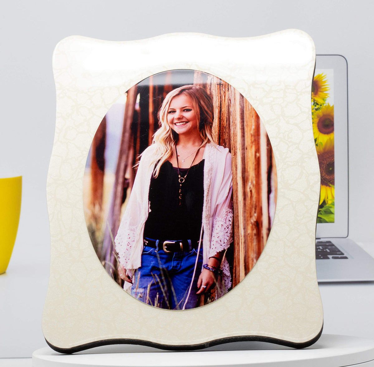 Metal Print On MDF Wood Frame P&L Art