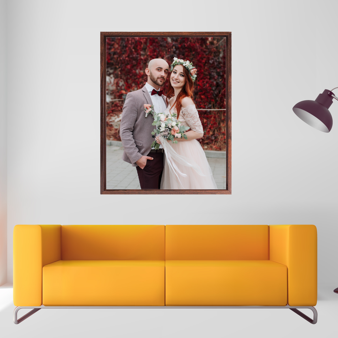 Floating Frame for Finished Canvas Painting 1-1/4" Deep, (4 Color) Picture Art Wall Decor