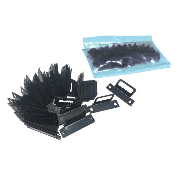 Sawtooth Picture Frame Hangers (Black) 100pcs