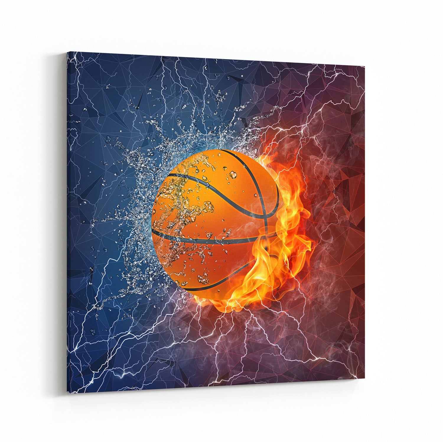 Basketball Canvas Wall Art – P\u0026L Art, image size:1500x1496