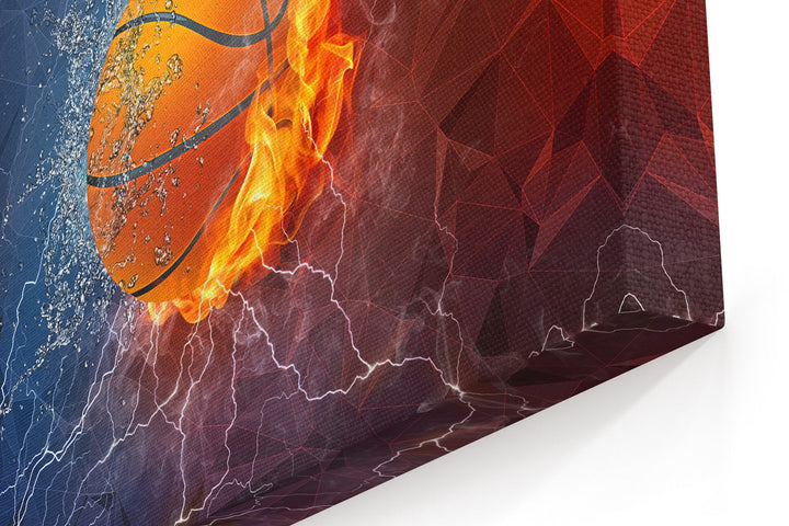 Basketball Canvas Wall Art