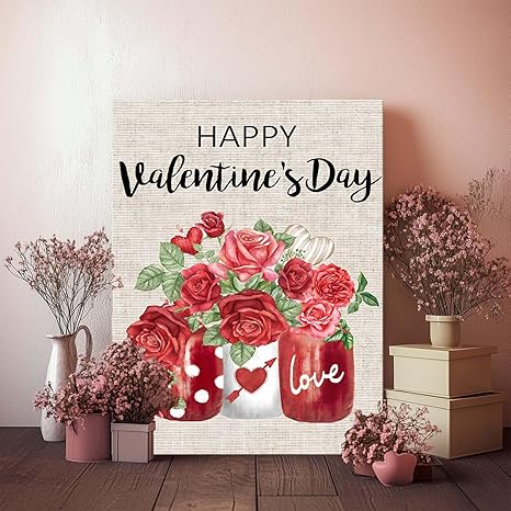 Valentine's Day Canvas Wall Art Decor