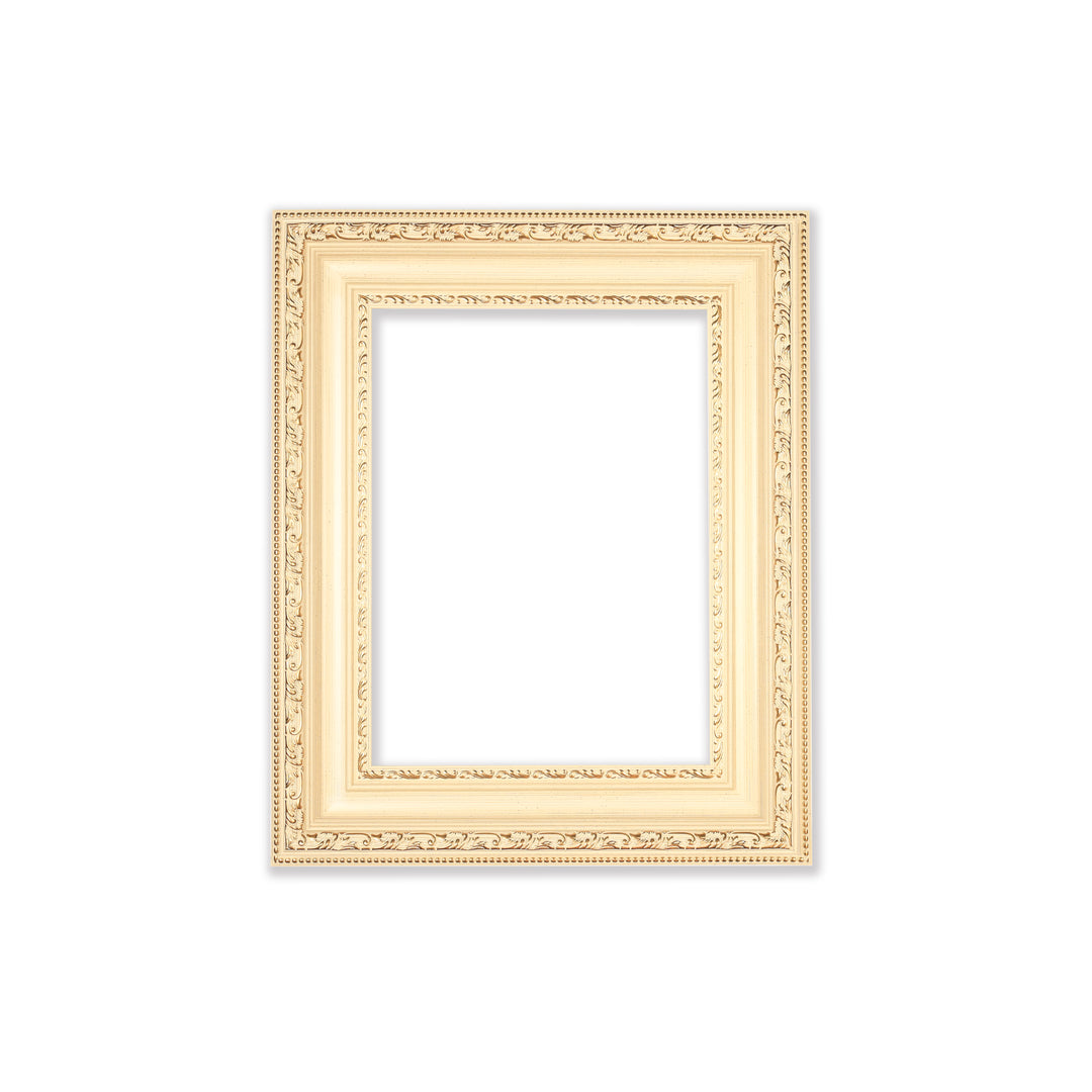 Classic Retro Picture Frame with MDF Wood Mat & Plexiglass Front 3 Colors Style 2