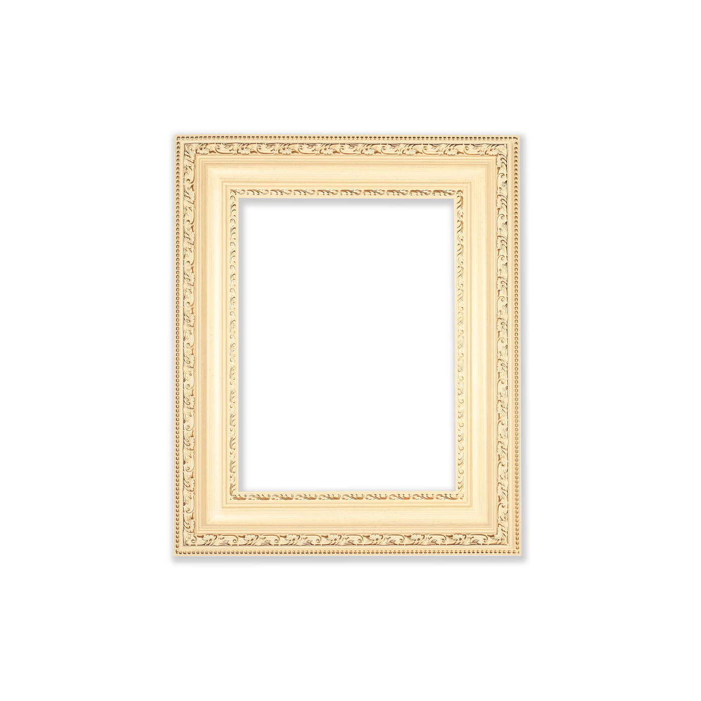 Classic Retro Picture Frame with MDF Wood Mat & Plexiglass Front 3 Colors Style 2