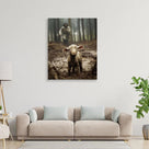 Jesus and Lamb Canvas Wall Art