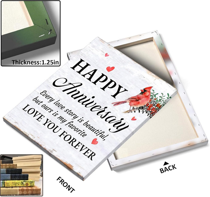 Love Letter Print "Happy Anniversary"