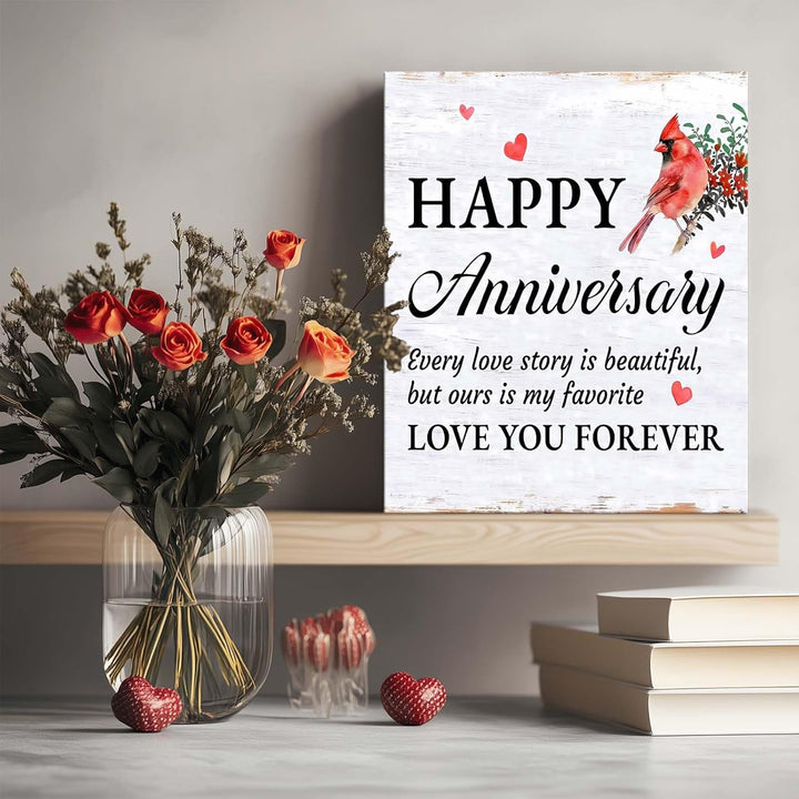 Love Letter Print "Happy Anniversary"