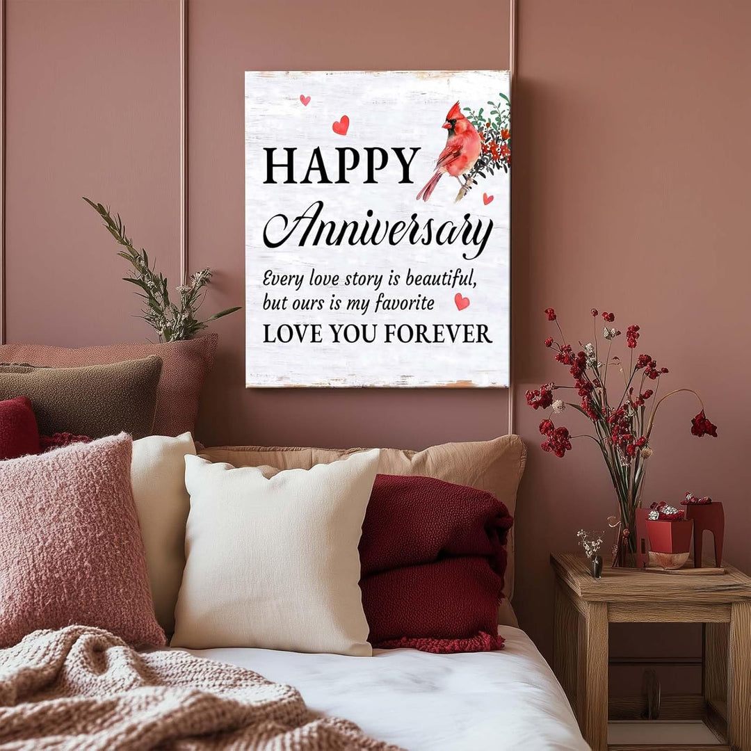 Love Letter Print "Happy Anniversary"
