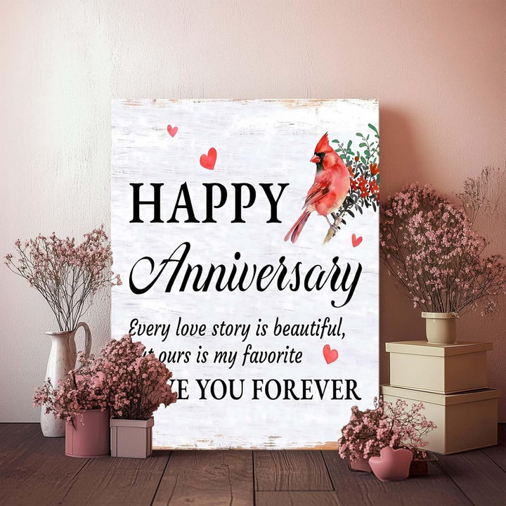Love Letter Print "Happy Anniversary"