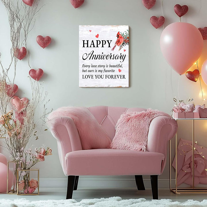 Love Letter Print "Happy Anniversary"