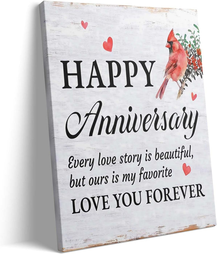 Love Letter Print "Happy Anniversary"