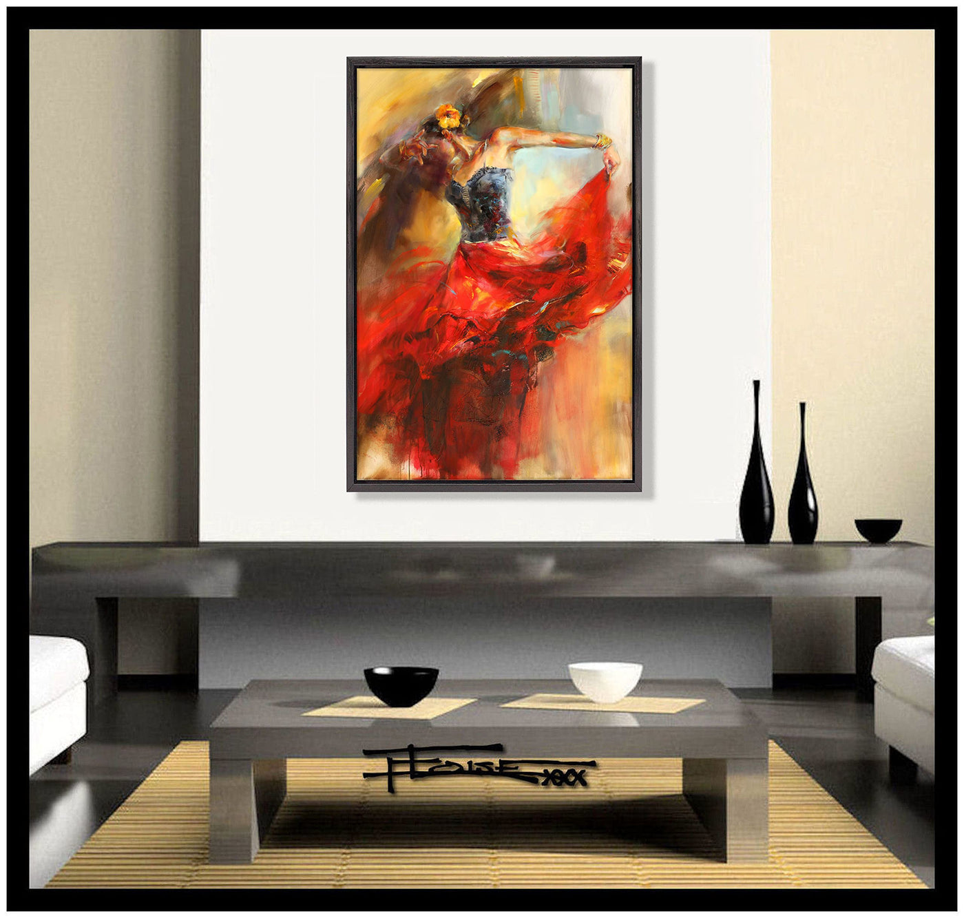 Dancing Lady Oil Paintings on Canvas