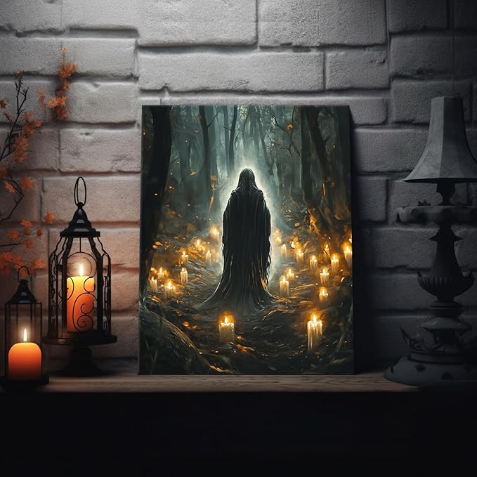 Witch in the Misty Woods / 8"L x 10"W
