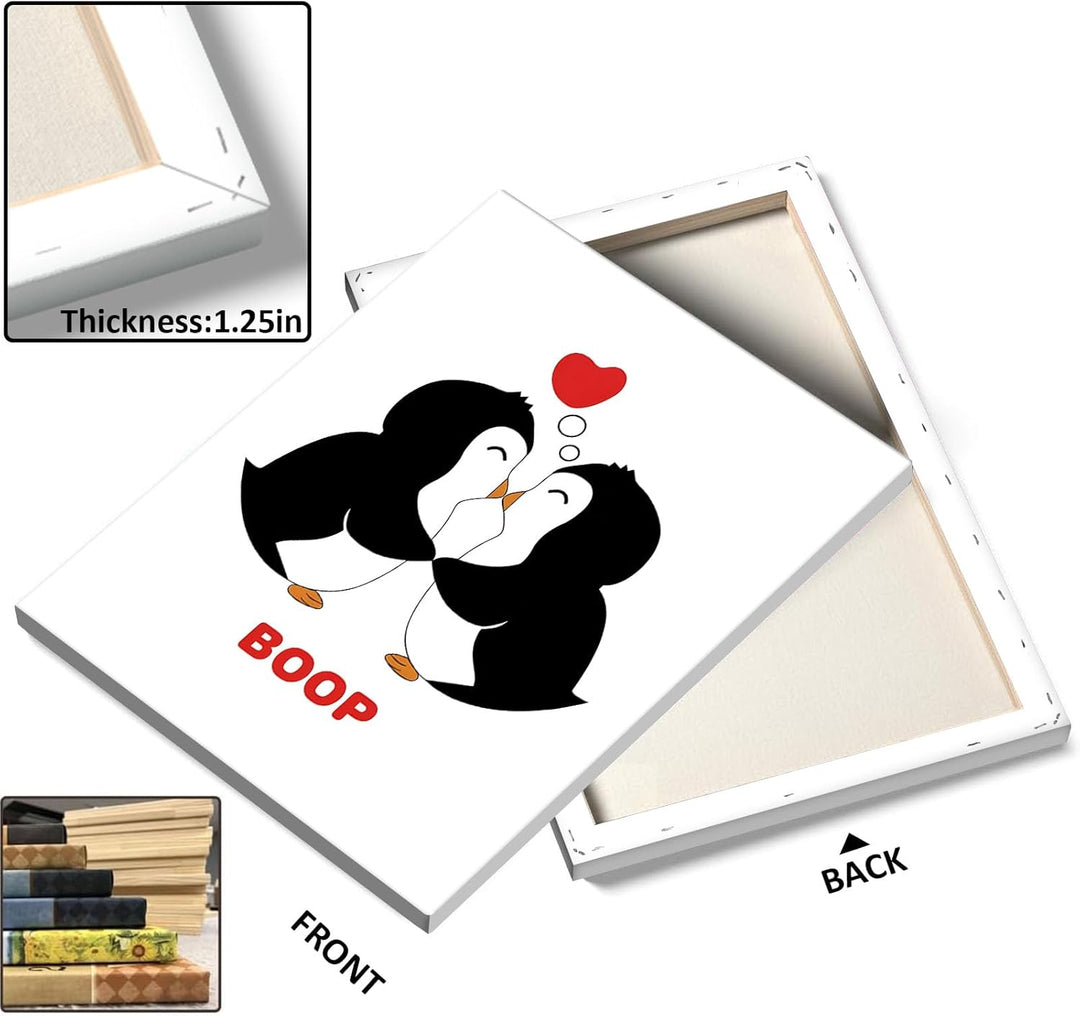 "Boop Penguins in Love" Adorable Design