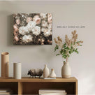 Vintage Blush Peony Floral Canvas Wall Art