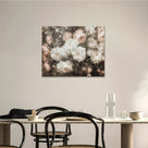 Vintage Blush Peony Floral Canvas Wall Art