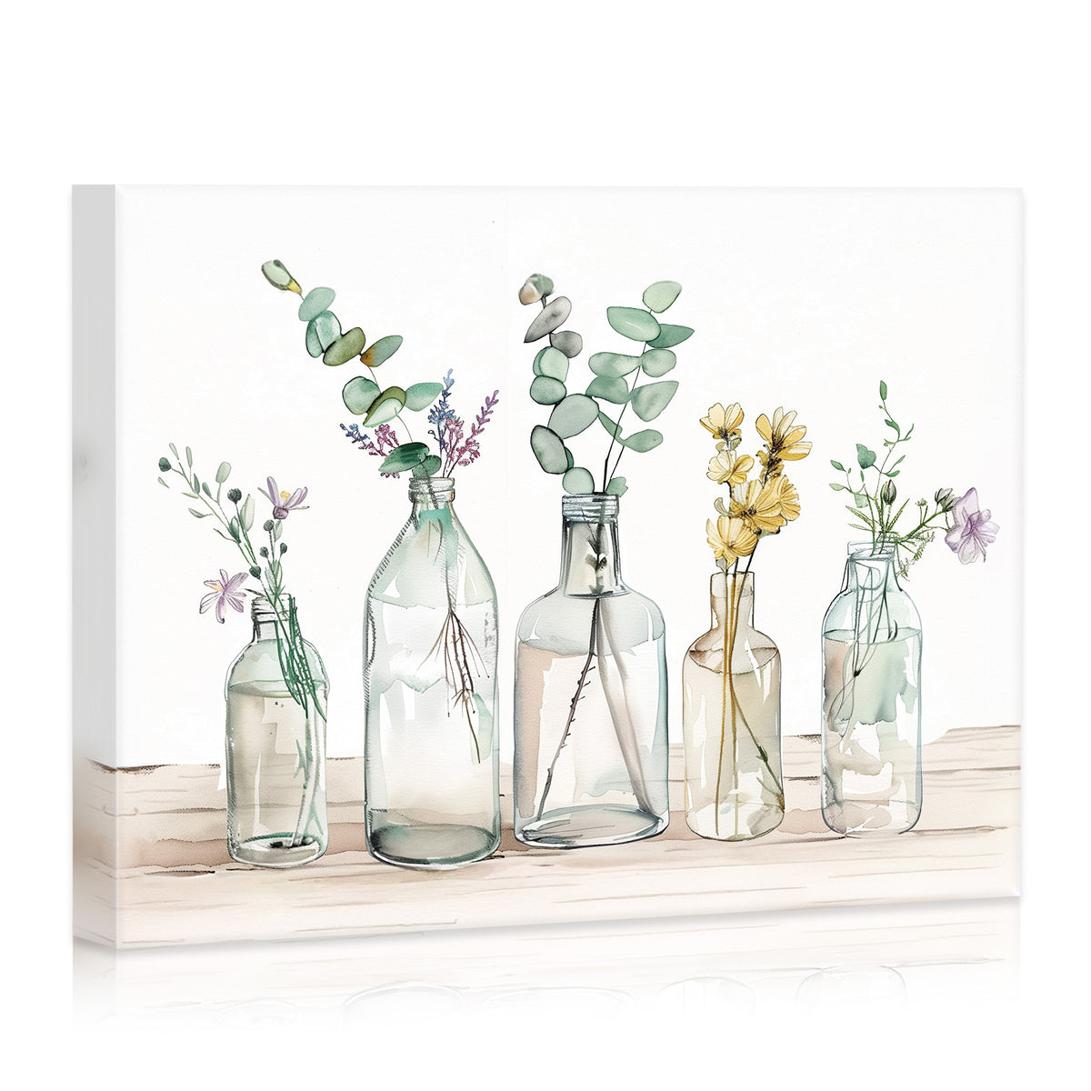 Soft Eucalyptus Botanical Canvas Wall Art
