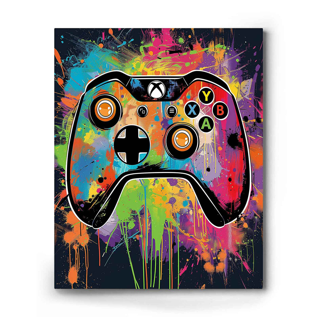 Colorful Gaming Gear Wall Art Set