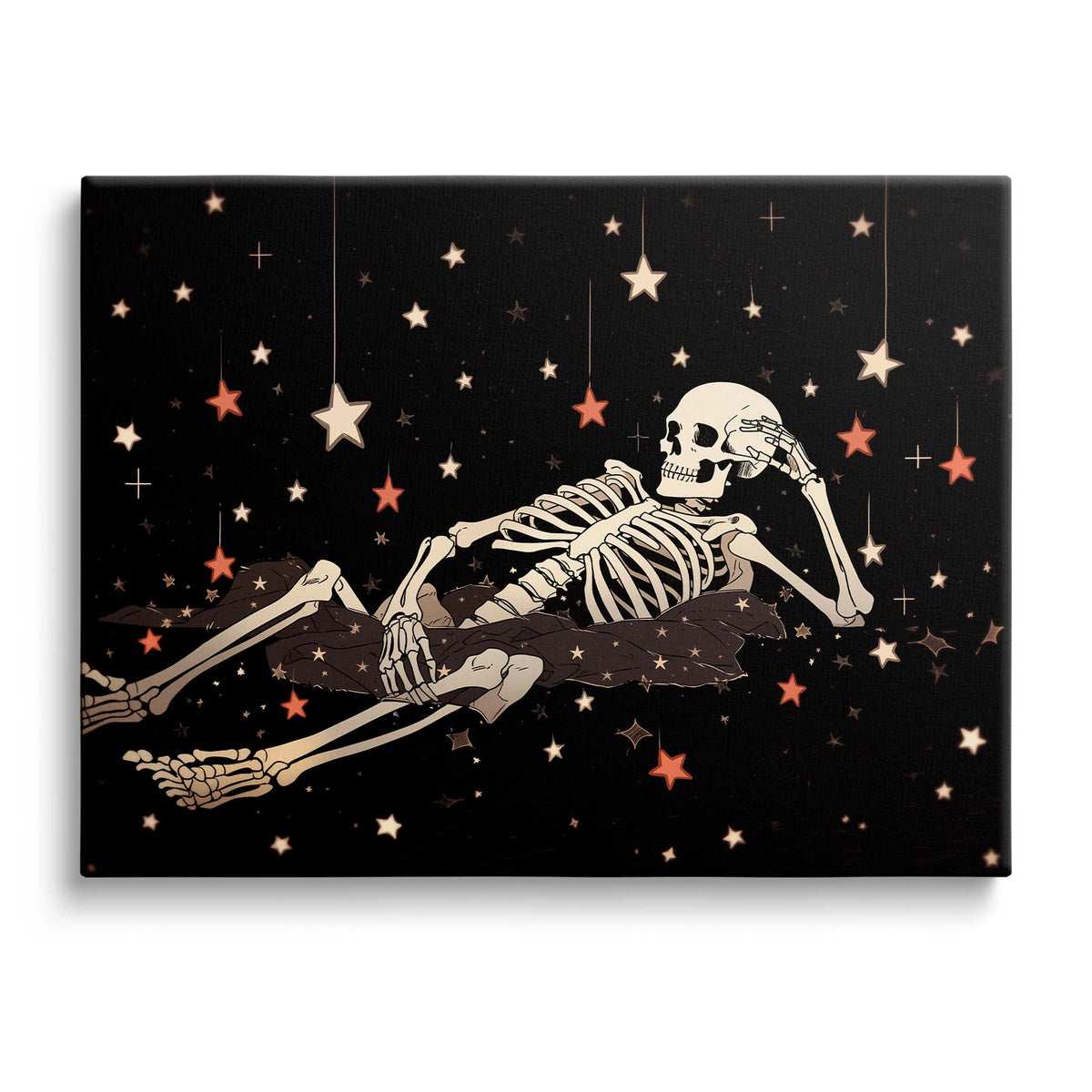 Spooky Skeleton Halloween Wall Art
