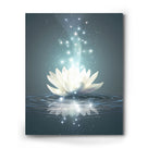 Mystical Lotus Water Wall Art