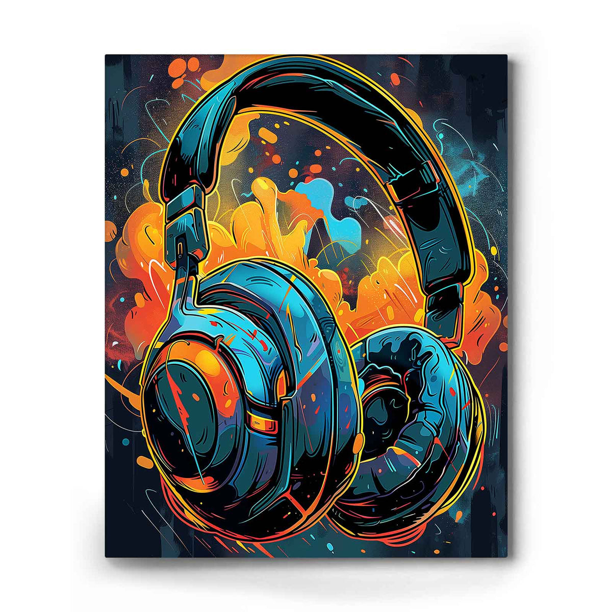 Colorful Gaming Gear Wall Art Set